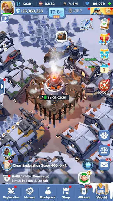 WOS211-State 3537 | VIP 7 | 126M Power(Peak) | T10 Troop |FC 2(near 3) | 6M4 Squad |1 March, 2 Avatar Skins | 10 SSR Heroes | 22 Mythic Gears