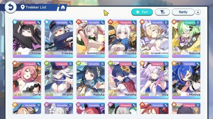 GLOBAL|Lv40|16SSR 11Limit(Sparkla,Otoha,Chitose,Laru,Fuyuka,Coronis,Fireze,Firefly,Shia,etc)35SSR Disc|Yostar|TakeMail|(SSR1106)
