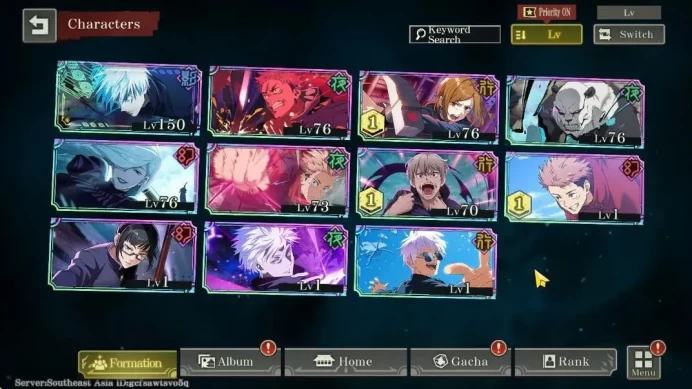 SEA |PR 21|7,5K Cube|11 SSR 2 Limited [0,2-Sec Domain Gojo,AEL Yuji,Strongest Blue Gojo,CEFB Yuji]|20 SSR Memo|Bilibili|JJK792