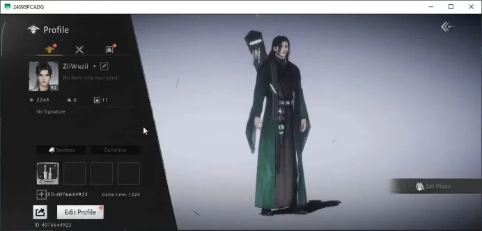 GLOBAL|Lv 93|GS 23K|1 HC|Peaceful Life,Verdant Feather,Humble Hero,Anthem of Ages,Golden Oath|Male MC|100% Oddty|Netease|WWM1196
