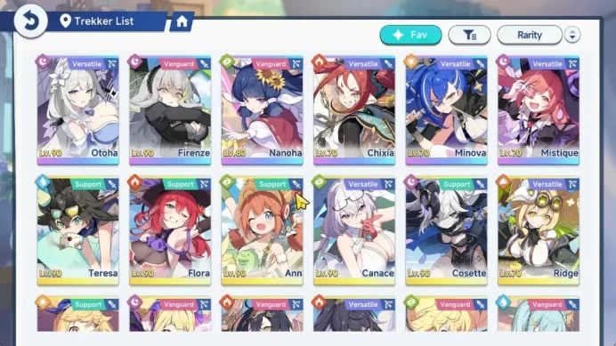 GLOBAL|Lv40|18SSR 11Limit(Sparkla,Otoha,Chitose,Donna,S.LaruT1,FuyukaT1,S.Coronis,Shia,etc)|33SSR Disc|Yostar|TakeMail|(SSR1107)