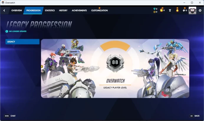 3977 LEGACY COMPETITIVE POINT / 5 Gold Weapons / Full Mail Access / see the picture / Please Read Description / kvzky