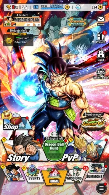 183M Total Power|LV 156|3UL+2LR+28LL|SS Goku,Vegeta,Omega Shenron|Bardock,SSRUS Goku Black|SS Gohan,SS4 Goku,etc|Android|DBL1076