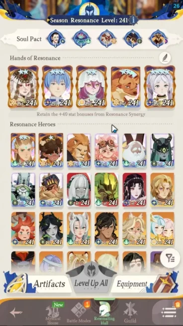 GLOBAL|2 Collab[Frieren,Himmel]|26 Epic [Galahad,Aurora,Odie]|33K DM|SC 3|RL 2|EL 2|Take Email|Check SS|AFK769
