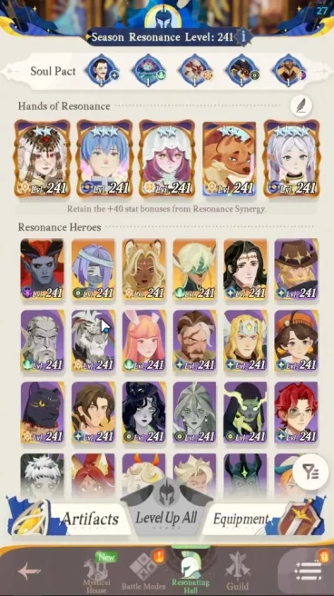 GLOBAL|2 Collab[Frieren,Himmel]|26 Epic [Galahad,Aurora,Odie]|33K DM|SC 3|RL 2|EL 2|Take Email|Check SS|AFK769