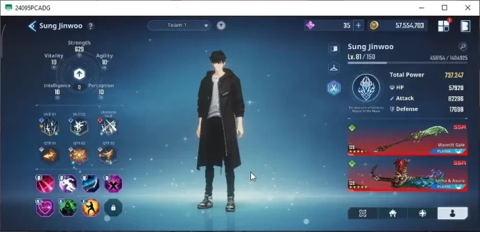 Lvl 81|2,2M Pwr|[LennartA5,ReijiA3,Il-HwanA1,Hae-inA5,JinahA5,AliciaA3,ReedA2,GoA2,LiuA5,AkariA2]+Sign,Etc|82k Att SJW|SLA1235