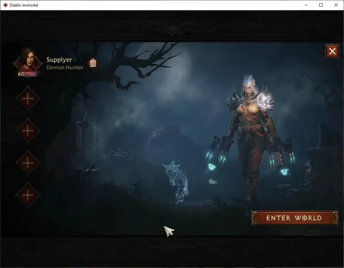 SEA - Vasily|CS ON|Lv60(706)|Demon Hunter|42k CR|Reso 540|Paragon Maledictor|Inferno IV|2 Cosmetic|Take Mail|CheckSS|(DI1334)