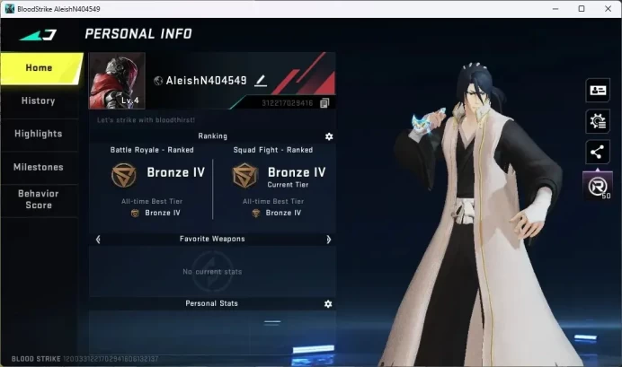 ASIA | BLEACH Byakuya Kuchiki | ULTRA MELEE: Talon Knife-Sanctum | ULTRA GUN: FAL-Argent Serpent |More Check SS BS1359B