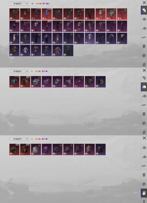IOS Android - Level 47 - 2 Helmet Metich - 2 Metich Back Pack - 10 Guns Upgrade - Boldline Cruiser Uaz Lvl 1 - Convertible Lvl 1 -1780