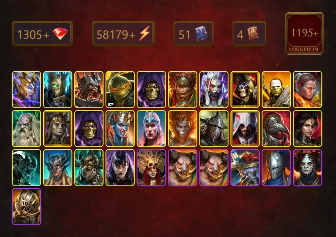 [STARTER]Marichka+Brogni+Deliana+Kalvalax+Ignatius+Michelangelo+Skeletor+Visix+Deathknight+Artak+Ronda+Shemnath+Skeletor+54Epics