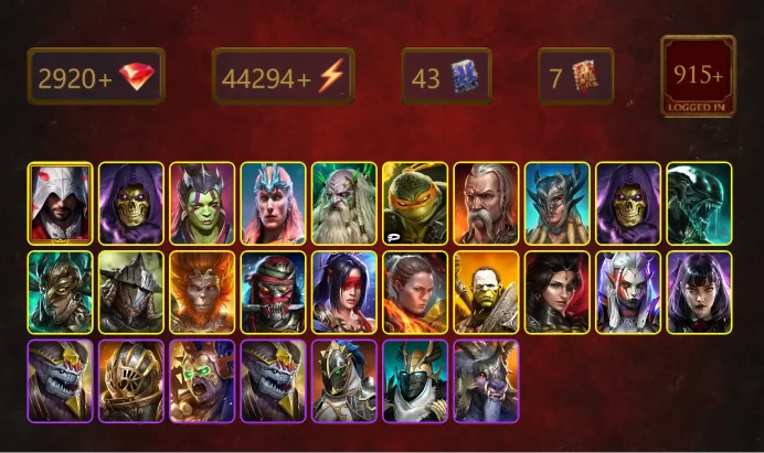 [STARTER]Taras+Brogni+Ezio+Skeletor+Kreela Witch-Arm+Loki+Michelangelo+Scyl+Skeletor+Xenomorph+Leminisi+Rathalos+Wukong+44Epics