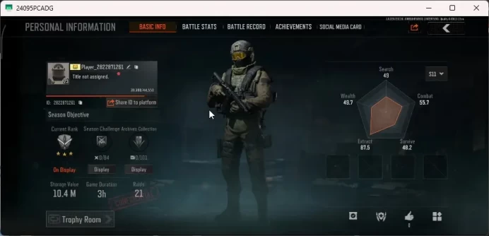 Mobile | Lvl 23 | SV 10.4M | CV 9.7M | Take Mail | Log Infinite | CN On 2* Koen Only AB005B