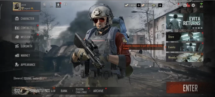 MOBILE|Lv30 Legend | SV 44.3M | CV 1.869M | AUG, Groza, Corpo Set, RL Set | Take|CN ON|Infinite|Check SS(AB3346)