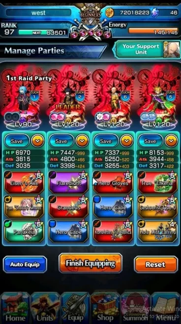 Global|Rank 97|21 Ascend|Choi Jong-InTW,DL Samurai RimuruTW,StarkTW,MilimTW,Dragon LuahnTW,Etc|Lpot 456+88 RGB|Check SS(GS2667)