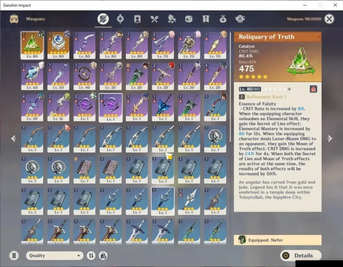 ASIA|AR 55|Semi Premium [Nefer,Lauma]+Sign|2 (*5Weapon)|Linnea|Mc Male|Take Mail|CheckSS(GI6883)