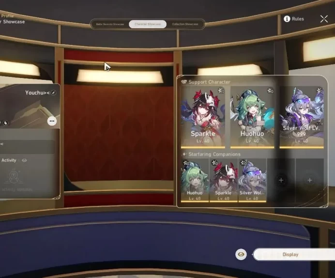 Asia | TL 29 | 3 Limited | [Silver Wolf 999, Huohuo, Sparkle] | MC Male | TakeMail | Check SS |(HSR7549)