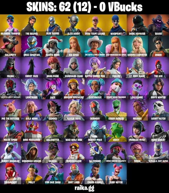 [ALL PLATFORMS] 62 SKINS | OG GHOUL TROOPER PINK STYLE | TAKE THE L | THE REAPER | BLUE SQUIRE | ELITE AGENT | DARK VOYAGER | RAVEN | CALAMITY