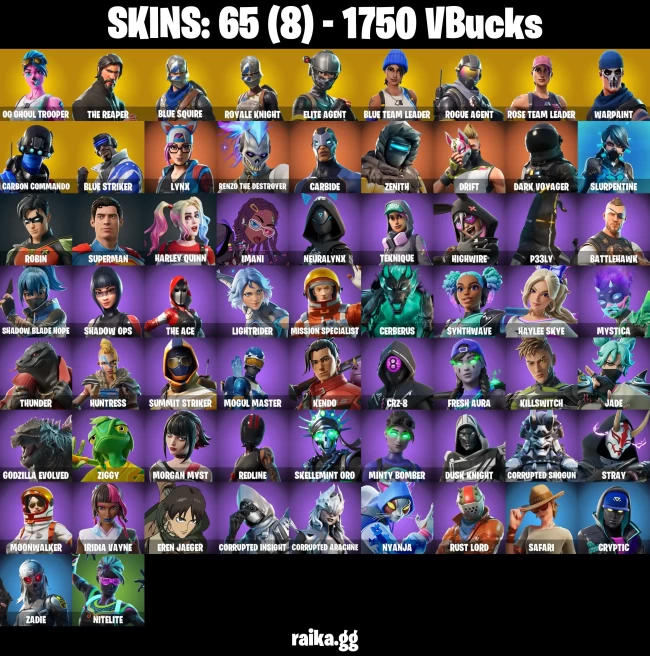 [PC/XBOX/NTD] 65 SKINS | OG GHOUL TROOPER PINK STYLE | THE REAPER | BLUE SQUIRE | ROYALE KNIGHT | ELITE AGENT | BLUE TEAM LEADER | TAKE THE L