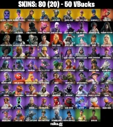 [PC/PSN/NTD] 80 SKINS | OG SKULL TROOPER PURPLE GLOW STYLE | OG GHOUL TROOPER PINK STYLE | THE REAPER | TAKE THE L | BLUE SQUIRE | ELITE AGENT