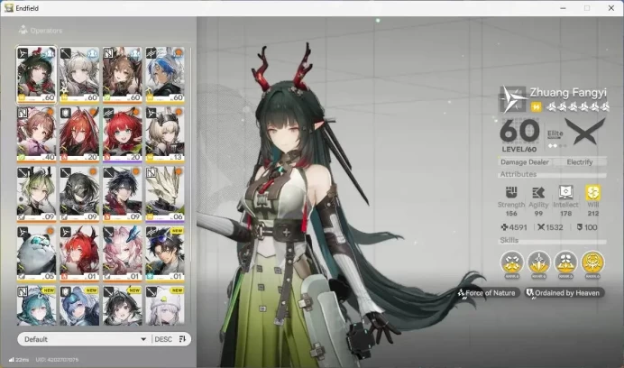 ASIA | Lv 48 | 3 Limit+ 1 Sign | Limit (Zhuang Fangyi Sign), Gilberta , Laevatain | 2535 Oberyl |880 AT | Check SS AKE509B