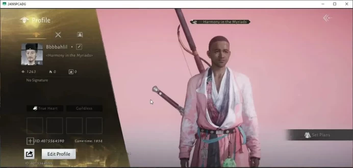 GLOBAL | Lv 6 | GS 3691 | 1 Harmonic Core | Peaceful Life | Anthem Of Ages | Wanderer's Sorrow|MC Male|NetEase|Check SS(WWM1205)