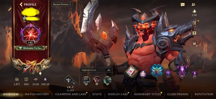 [450][Android&İos][EU]Master+120Skin+Inspiring Jarvan IV , Truth Dragon Yasuo , Lunar Beast Miss Fortune , Dragonmancer Nilah , Firecracker