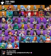 [Code A372] [PC/PSN/Xbox] 51 skins | Twyn | The Imagined | Renzo the Destroyer | Nezumi | Snap | The Origin | Malik | Son Goku