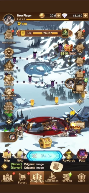 AA51//ACCOUNT WITH 41 / 20m gold / 19,000+ ᴀᴧʍᴀzoʙ / 380 scrolls / ANDROID + IOS