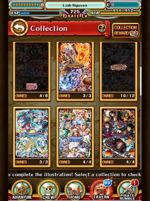 OPTC128: Global - Lv 728 - 451M Bounty -  Big Account End Game  -  Sugo Rage 364/408