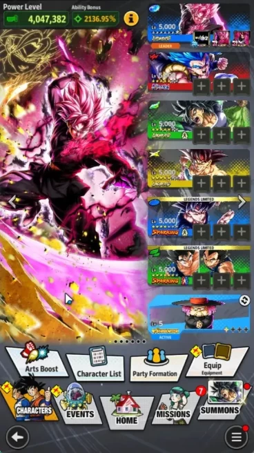 Global | Lvl 155| 40M Total Power| 3 LR| 2 UL| LR Broly Fury, Bardock, Goku Black| UL SSGSS Gogeta, SS Goku| Check SS DBL837B