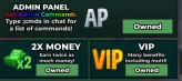 ROBLOX2160//ACCOUNT WITH ADMIN PANEL /14 REBIRTH /2X MONEY, VIP /BLACKHOLE SLAP, FLYING CARPET