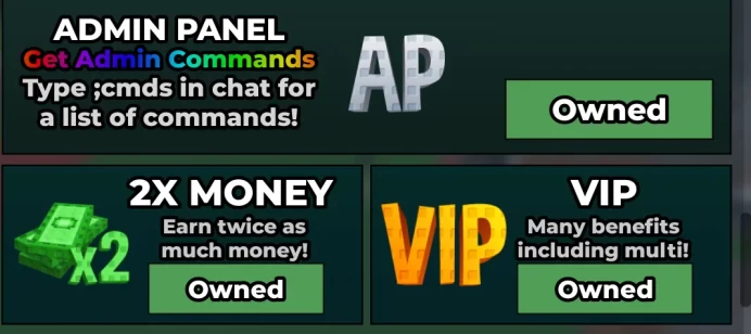ROBLOX2160//ACCOUNT WITH ADMIN PANEL /14 REBIRTH /2X MONEY, VIP /BLACKHOLE SLAP, FLYING CARPET
