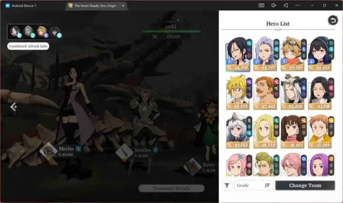 SEA|Lvl 45|12 SSR+ 10 SR|ENDAGME|Merlin P9,Daisy P5,Meli P5,Esca P5,Drake P5,Guila P6|113K PWR|Check SS|LoG Netmarble|SDO064B