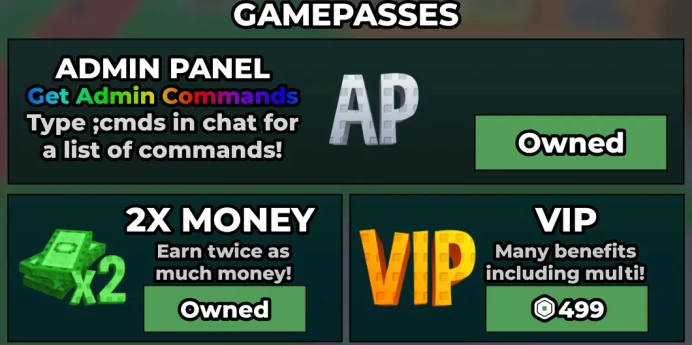 ROBLOX2163//ACCOUNT WITH ADMIN PANEL /13 REBIRTH /2X MONEY /FLYING CARPET /HALOWEEN, VALENTINES, LUCKY