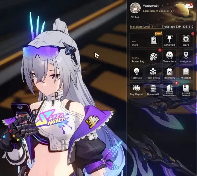 Asia|TL 4|4 Limited|Silver Wolf Lv999,Sparkle,Permansor Terrae,Fu Xuan|3 Golden Companion|Female MC|TakeMail|CheckSS|(HSR7569)