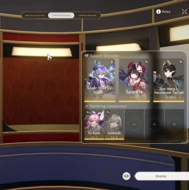 Asia|TL 4|4 Limited|Silver Wolf Lv999,Sparkle,Permansor Terrae,Fu Xuan|3 Golden Companion|Female MC|TakeMail|CheckSS|(HSR7569)