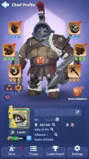 WOS212-State 3248  | VIP 8 | 302M Power(Peak)  | T10 Troop |FC 5(Max) | 13M2 Squad |2 City, 2 March, 3 Avatar, 4 Name card Skins | 15 SSR Heroes