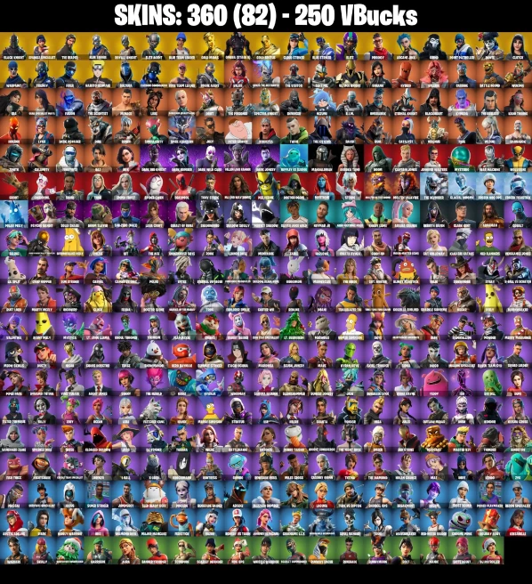 Full Acces | 360 skins | OG STW | Renegade Raider | Black Knight | Sparkle Specialist | The Reaper | Blue Squire | Royale Knight | Elite Agent