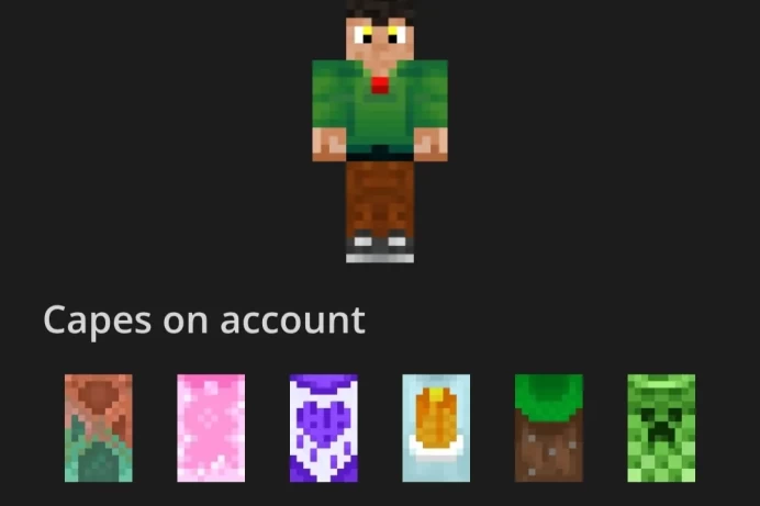[Code A397] Java + Bedrock Edition / 6 Capes + Minecoins / Very Cheap