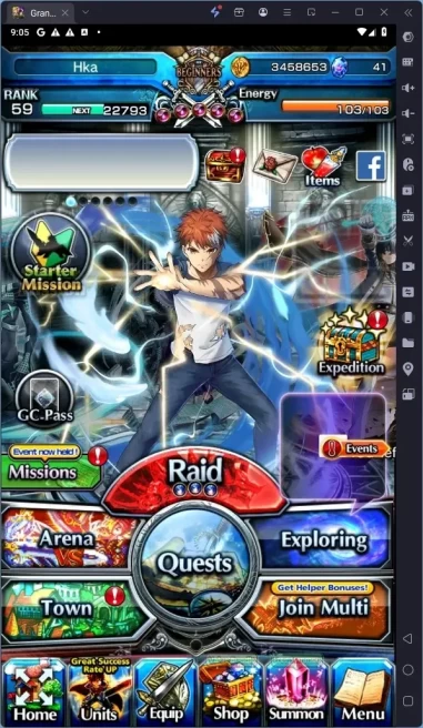 Global | Rank 59|Houka Inumuta Lv120 TW,Shirou Emiya Lv120 TW,Chloe Lv120 TW,Kirisame Lv120| Detail Check SS GS340B