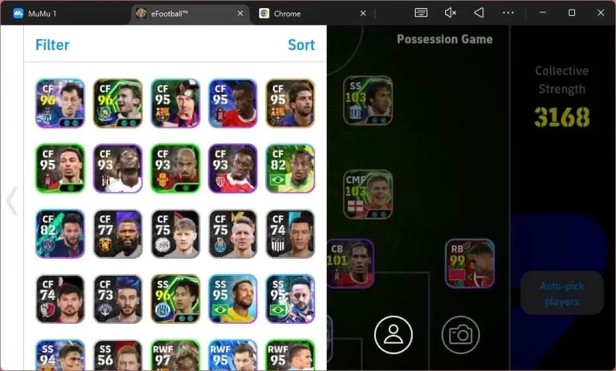 Mobile|PW 3168|Epic Baresi,Berbatov,Gerrard,Raúl,Shevchenko,Hazzard Etc|SHW Allister,KDB,Yamal,Messi Etc|2026|Check SS EFB1838B