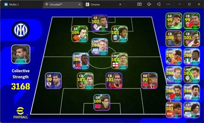 Mobile|PW 3168|Epic Baresi,Berbatov,Gerrard,Raúl,Shevchenko,Hazzard Etc|SHW Allister,KDB,Yamal,Messi Etc|2026|Check SS EFB1838B