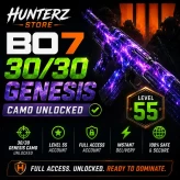 [ BLACK OPS 7 ] 30/30 GENESIS CAMO (HARD UNLOCKED) | LEVEL 55 (READY FOR PRESTIGE 1) | 480+ TOTAL CAMOS UNLOCKED  | XBOX / PSN / PC - ACTIVISION