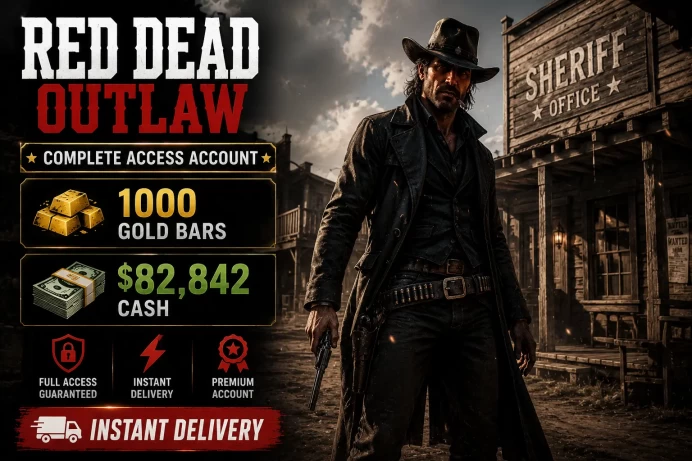 PS4 | PS5 | 1000 Gold Bars | $82,842 Cash | Level 5 | Full Access | Instant Delivery | RDR03