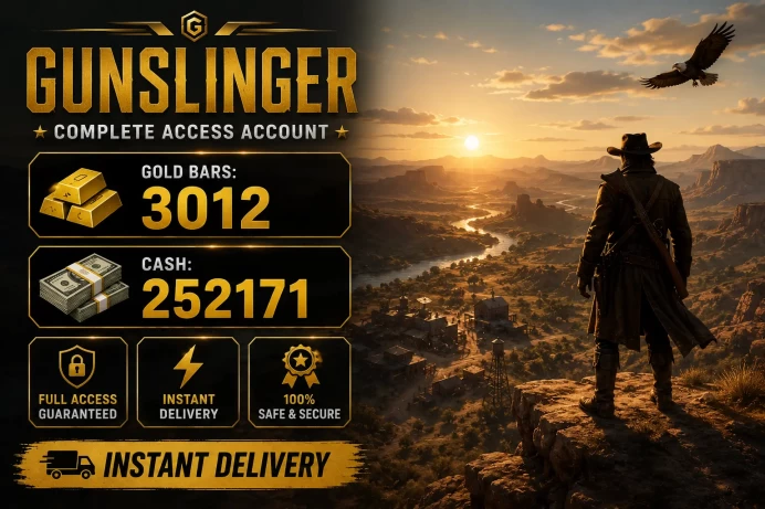 PS4 | PS5 | 3012 Gold Bars | 252171 Cash | Level 5 | Full Access | Instant Delivery | RDR09