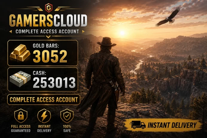 PS4 | PS5 | 3052 Gold Bars | 253013 Cash | Level 5 | Full Access | Instant Delivery | RDR10