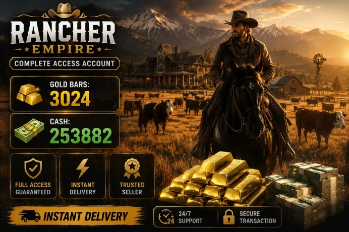 PS4 | PS5 | 3024 Gold Bars | 253882 Cash | Level 5 | Full Access | Instant Delivery | RDR15