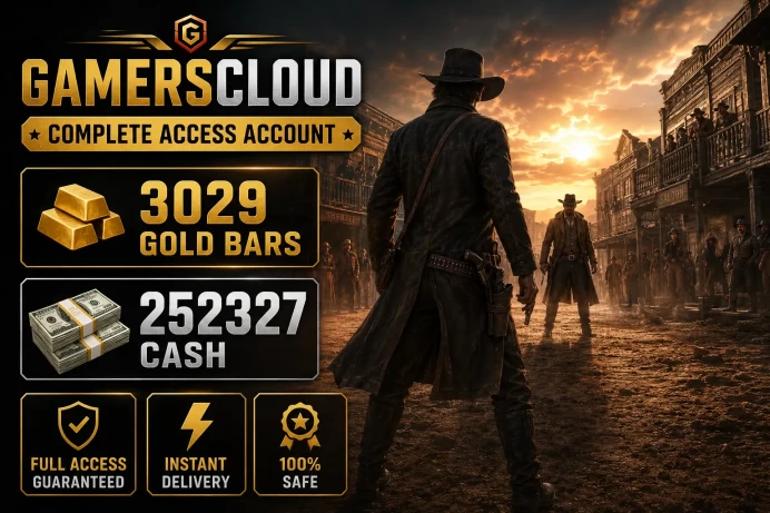 PS4 | PS5 | 3029 Gold Bars | 252327 Cash | Level 5 | Full Access | Instant Delivery | RDR16