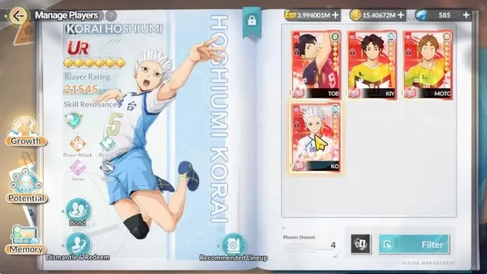SEA Lvl 59|5 SP [(Bokuto+Memo,Kuroo,Ushijima,Oikawa,Nishinoya]|4 UR [(Hoshiumi,Sakusa,Tobio)+Memo,Komori]|14 SSR|Google|HFH1050
