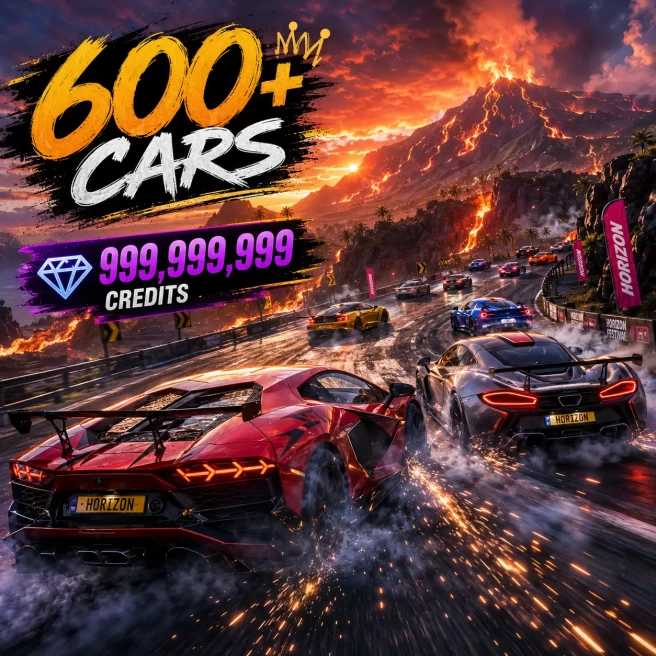 [PC/XBOX] ◆ 600 Cars ◆ 1 Billion Credits ◆ Wheelspins ◆ Super Wheelspins ◆ Instant Delivery ◆ Full Credential Access ◆ 24/7 Support ◆ #ARX183